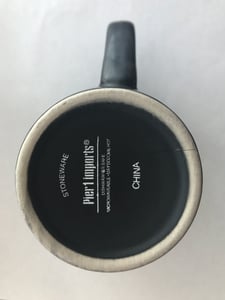 Labeling on the bottom of the Pier 1 Imports Chalk Note Mug